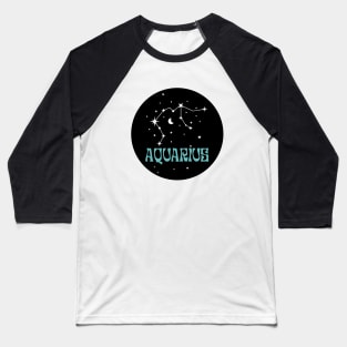 Aquarius constellation Baseball T-Shirt